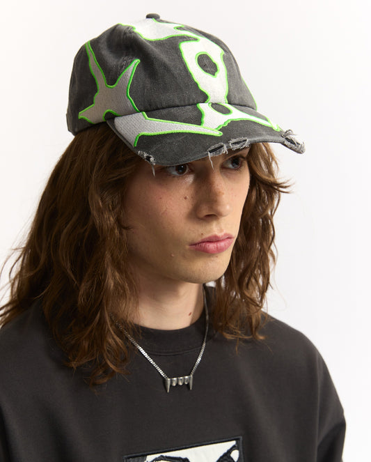 Thirty Three And A Third Baseball Cap black wash/sharp green