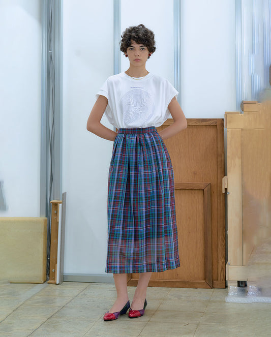 Magic,Made Visible Cut Off Print T-shirt white