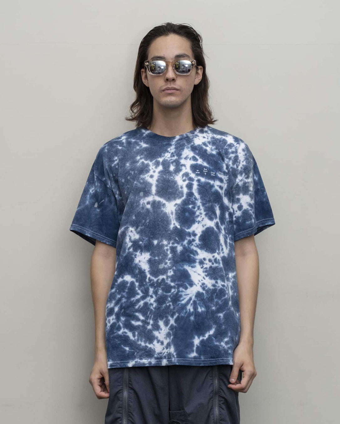 Logo Tie Dye Tee blue