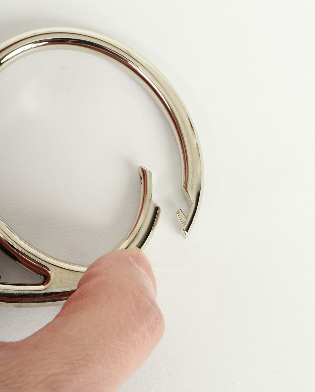 Leather Key Ring black