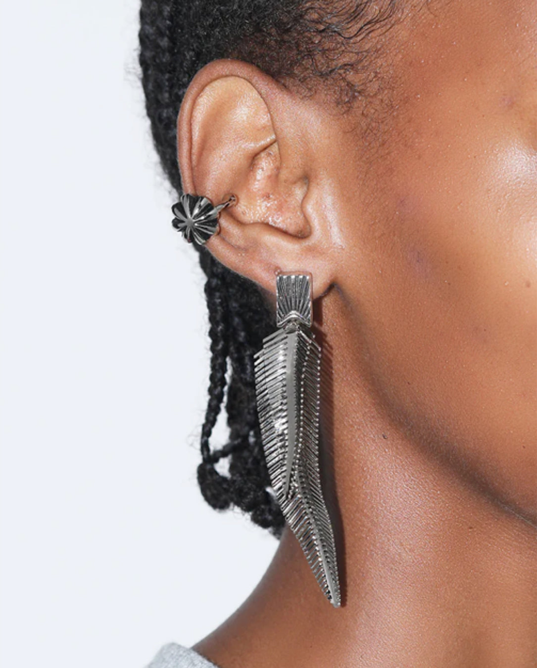 TI ADORO feather earring フェザーイヤリング - ウェディング