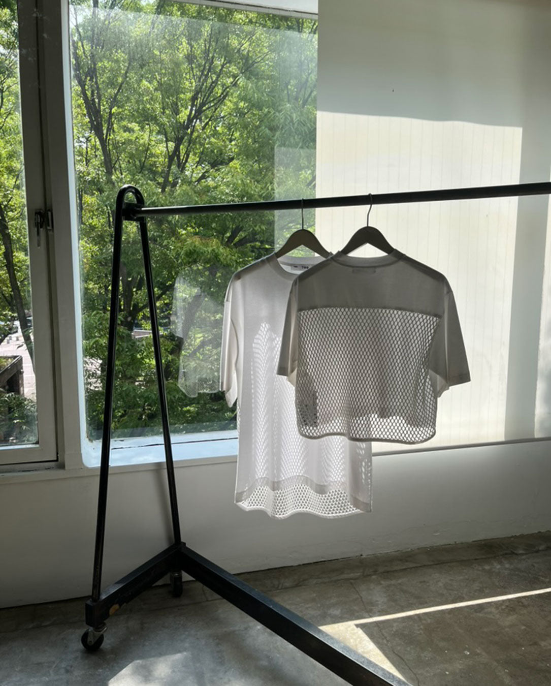 Mesh Tee-Short white