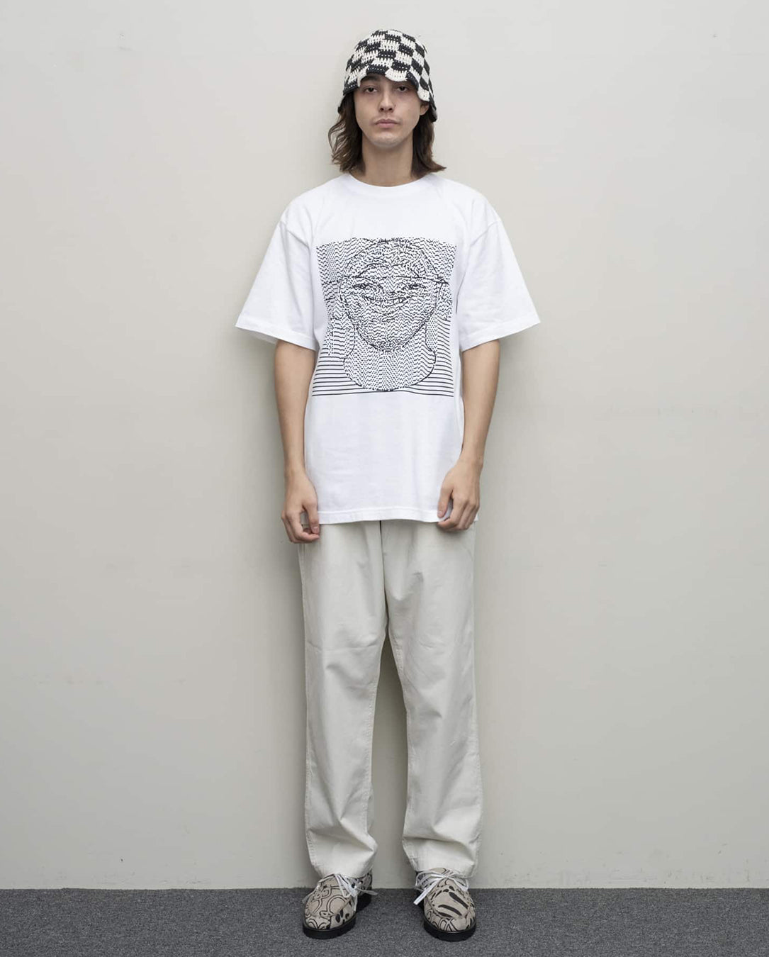 A-Face Tee white