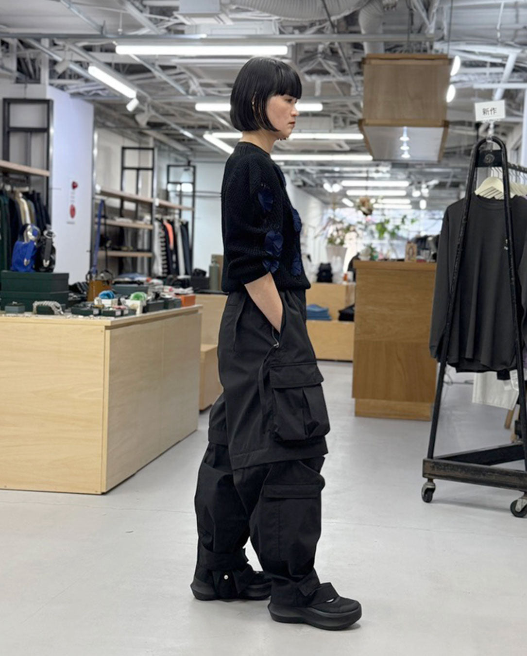 Weather Cloth Pants black