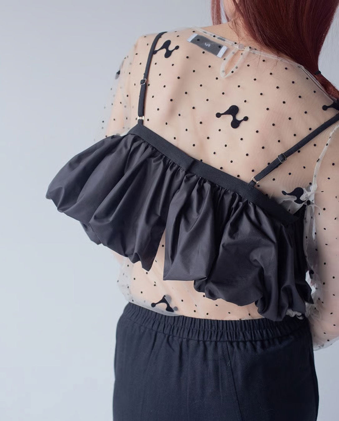 Frill Buster Skirt black