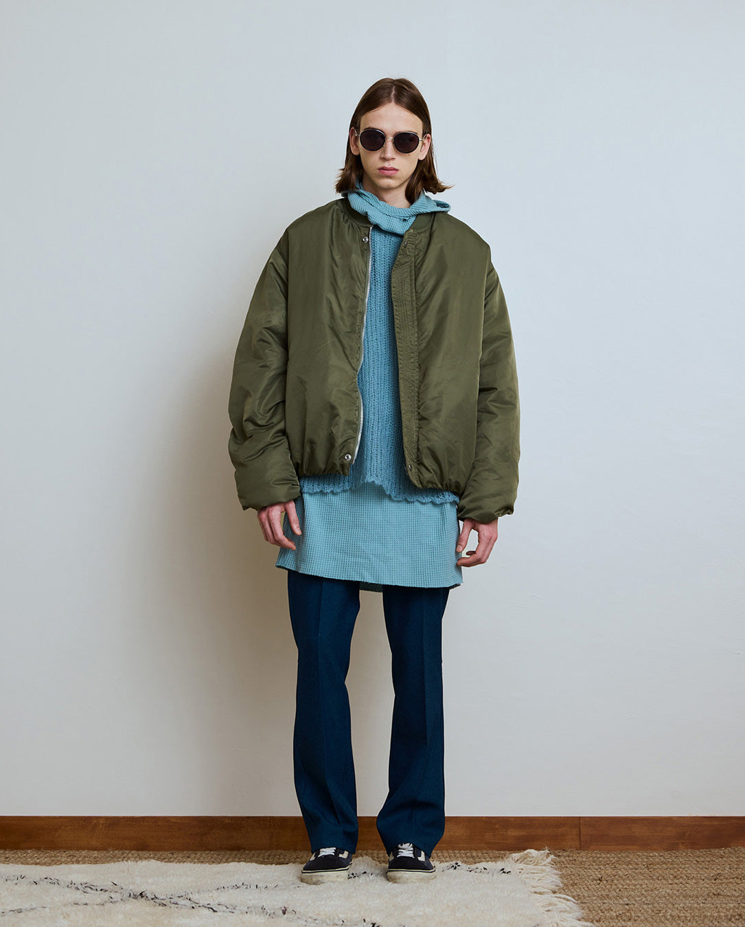 Researched Padded Blouson navy