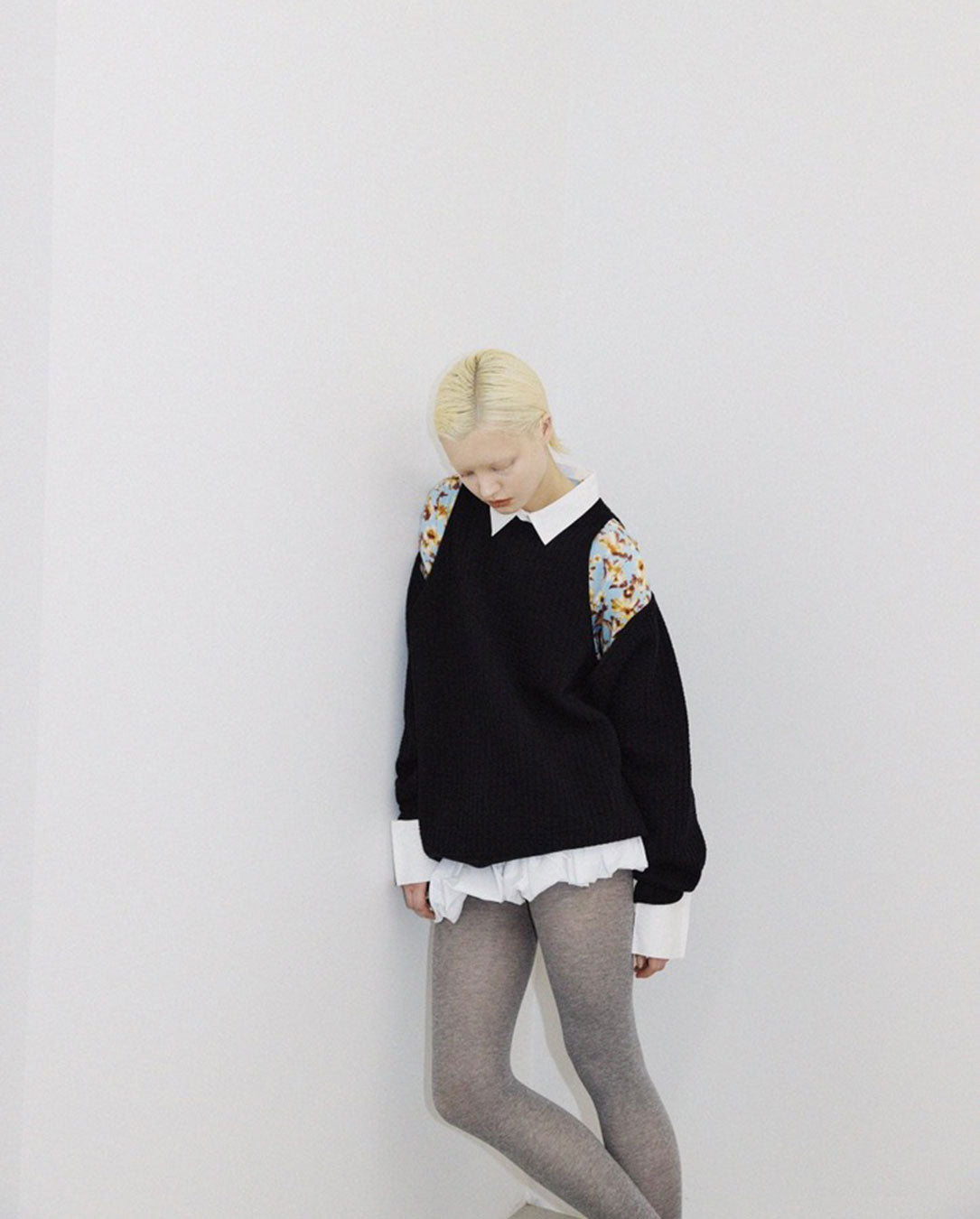 Off Shoulder Sweat black