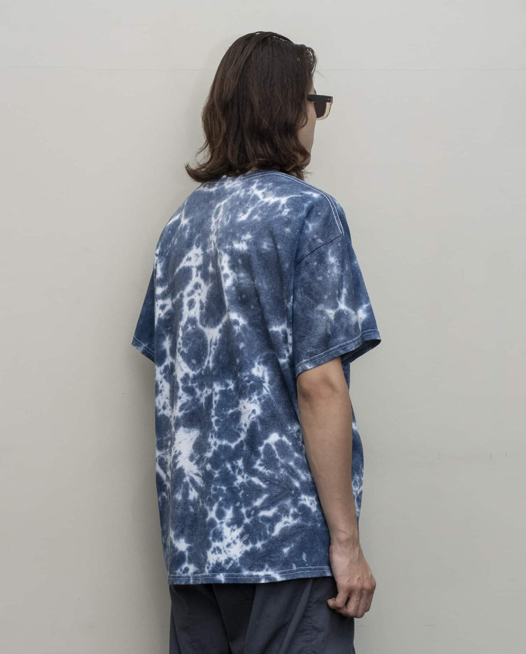 Logo Tie Dye Tee blue