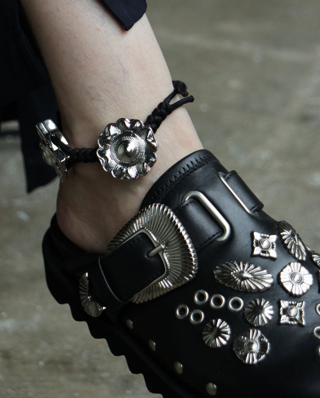 Concho Anklet black