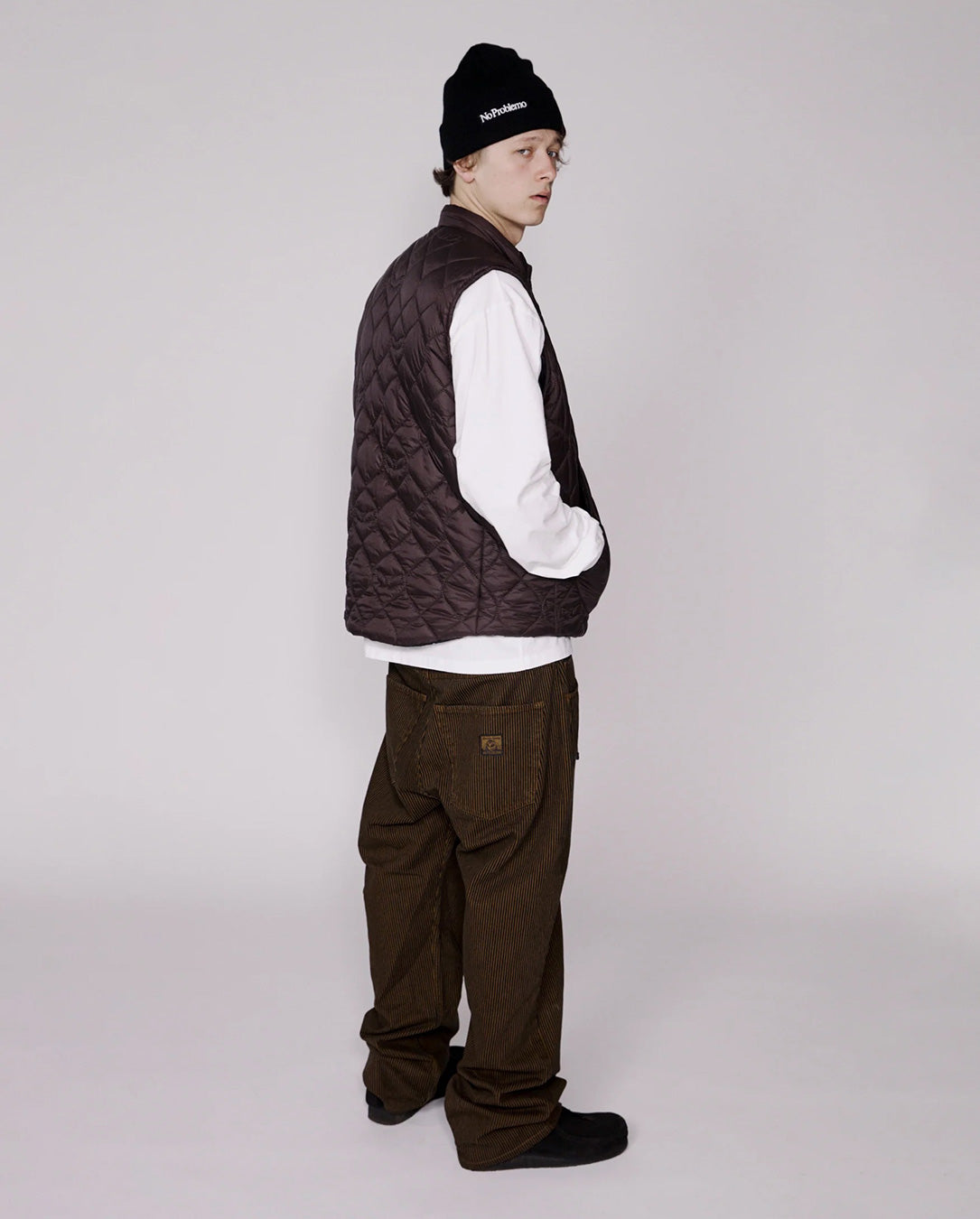 Reversible Alien-O Liner Vest brown/black