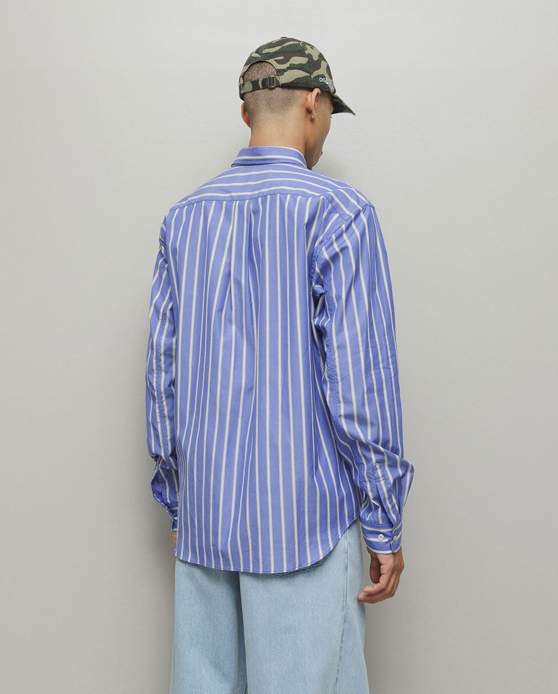 Frog Button Shirt stripe