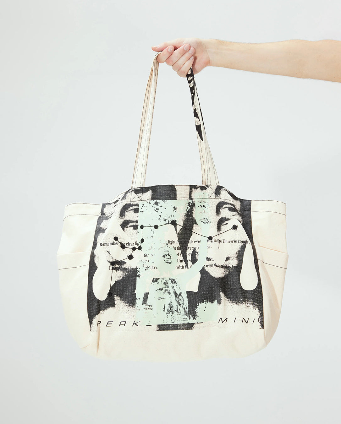 Poetic Verse Tote Bag multi