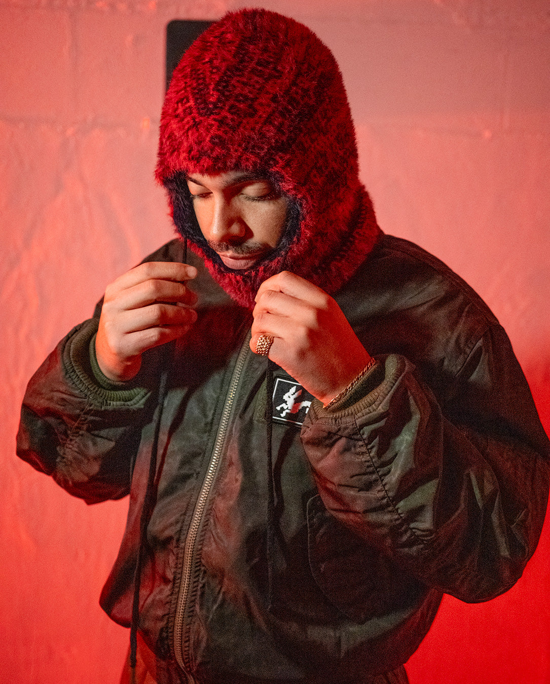 TTT Shadow Multiple Knitted Hood