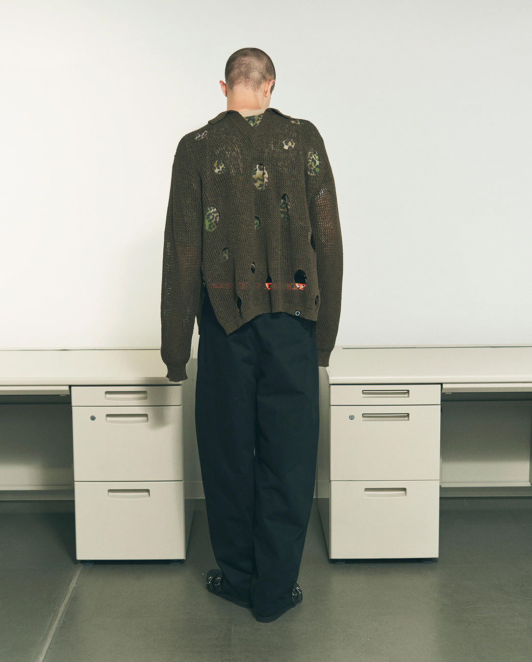 Hole Knit Skipper light pink