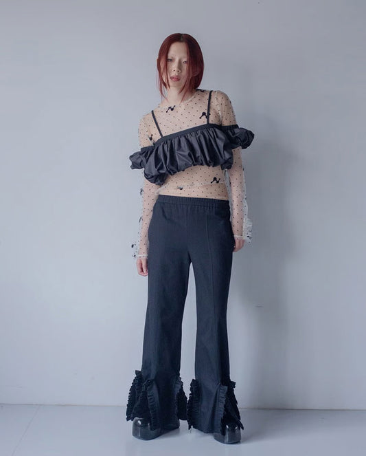 Frill Buster Skirt black