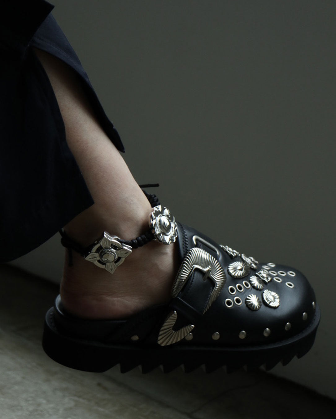 Concho Anklet black