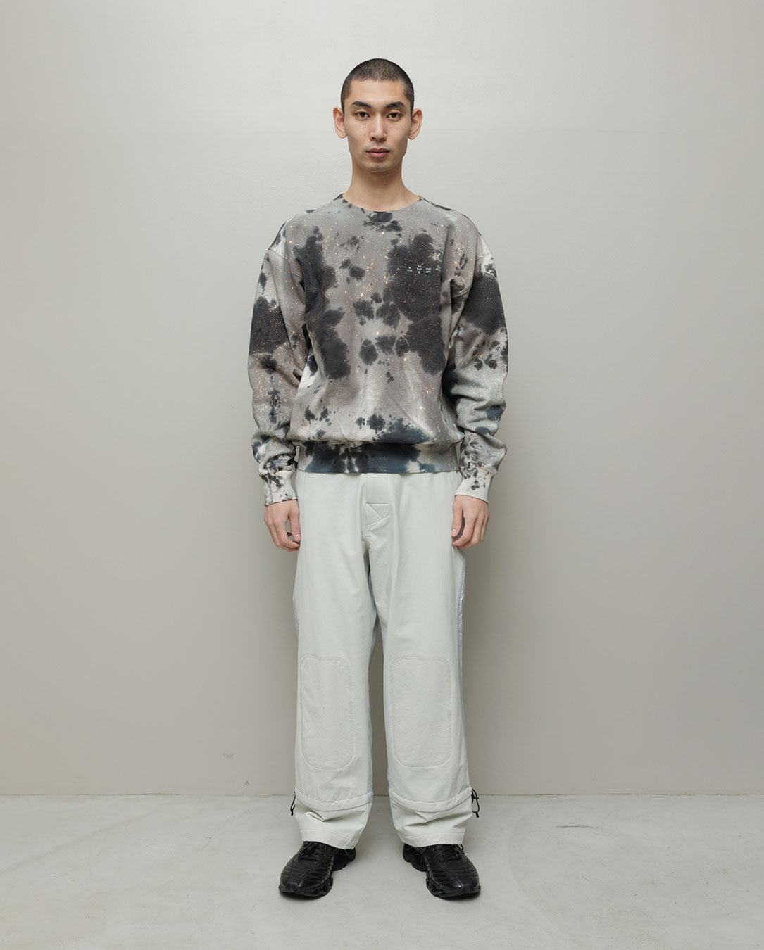 Logo Tie Dye Crew Sweat by Yukidye