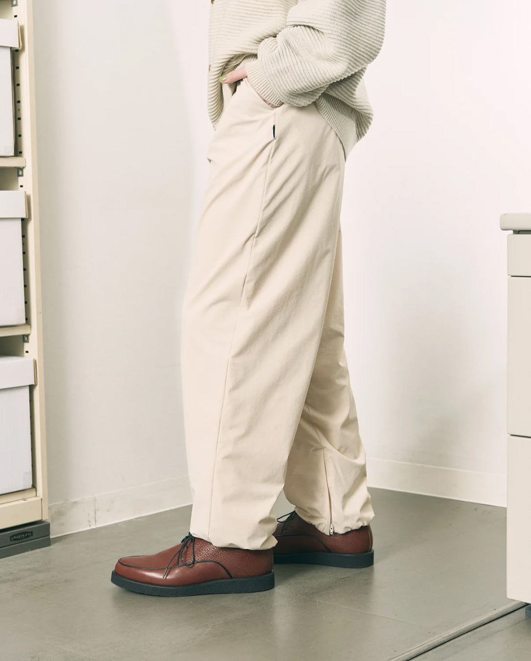 Cushy Fleece Pants light beige