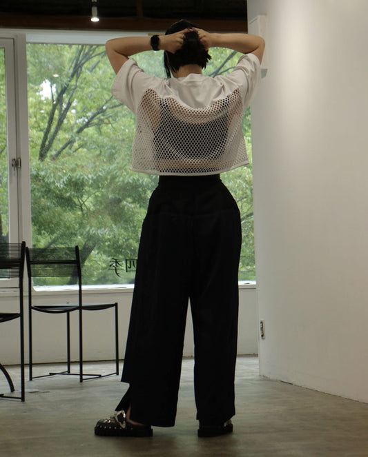 Mesh Tee-Short white