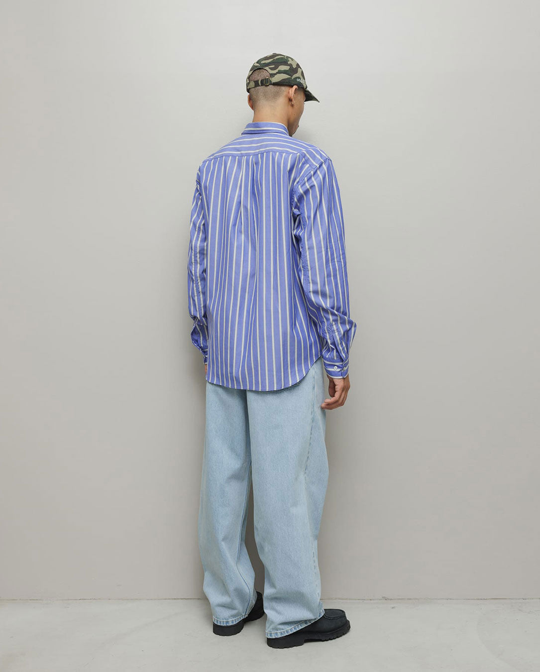 Frog Button Shirt stripe