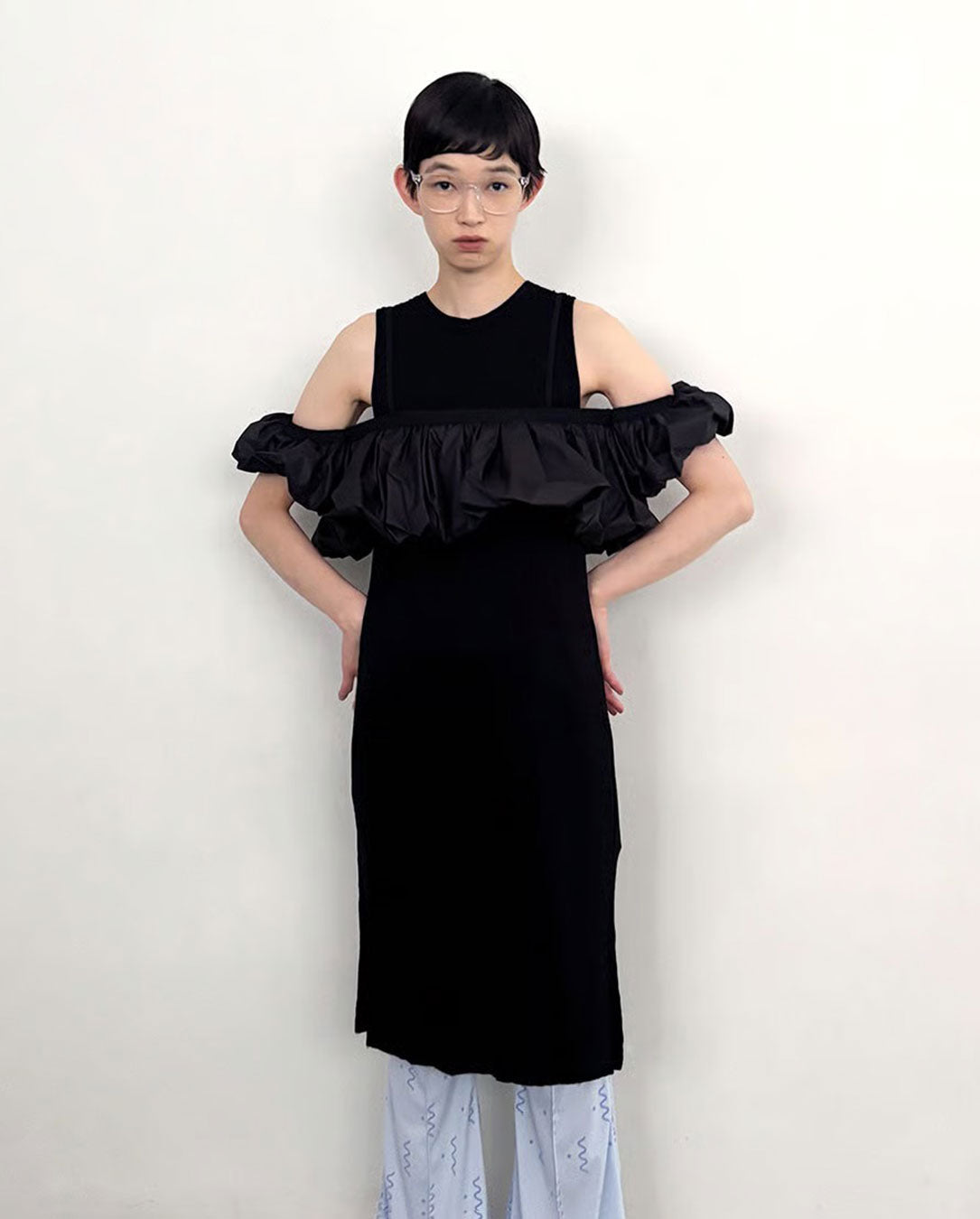 Frill Buster Skirt black