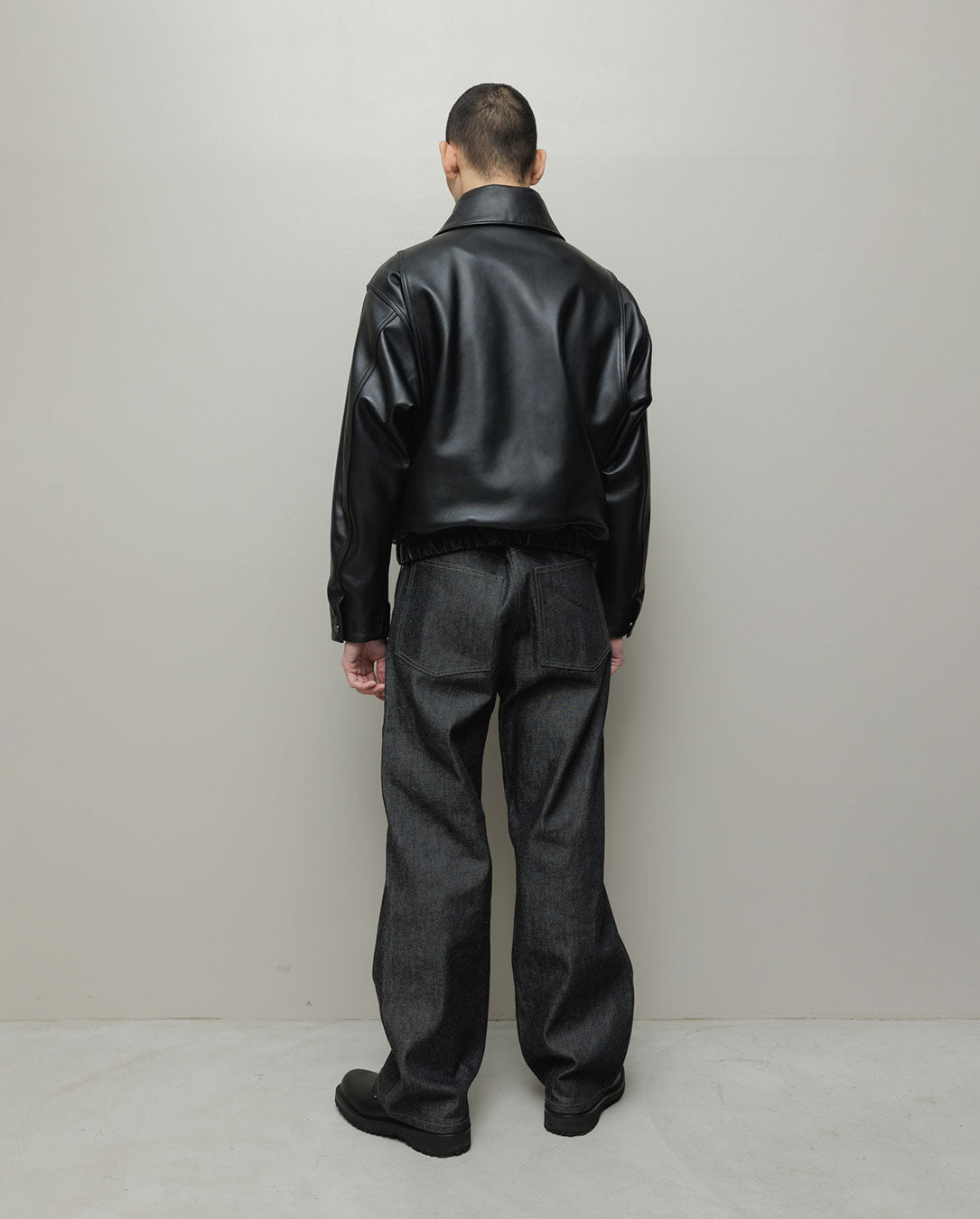 Leather Flight Bomber Jacket