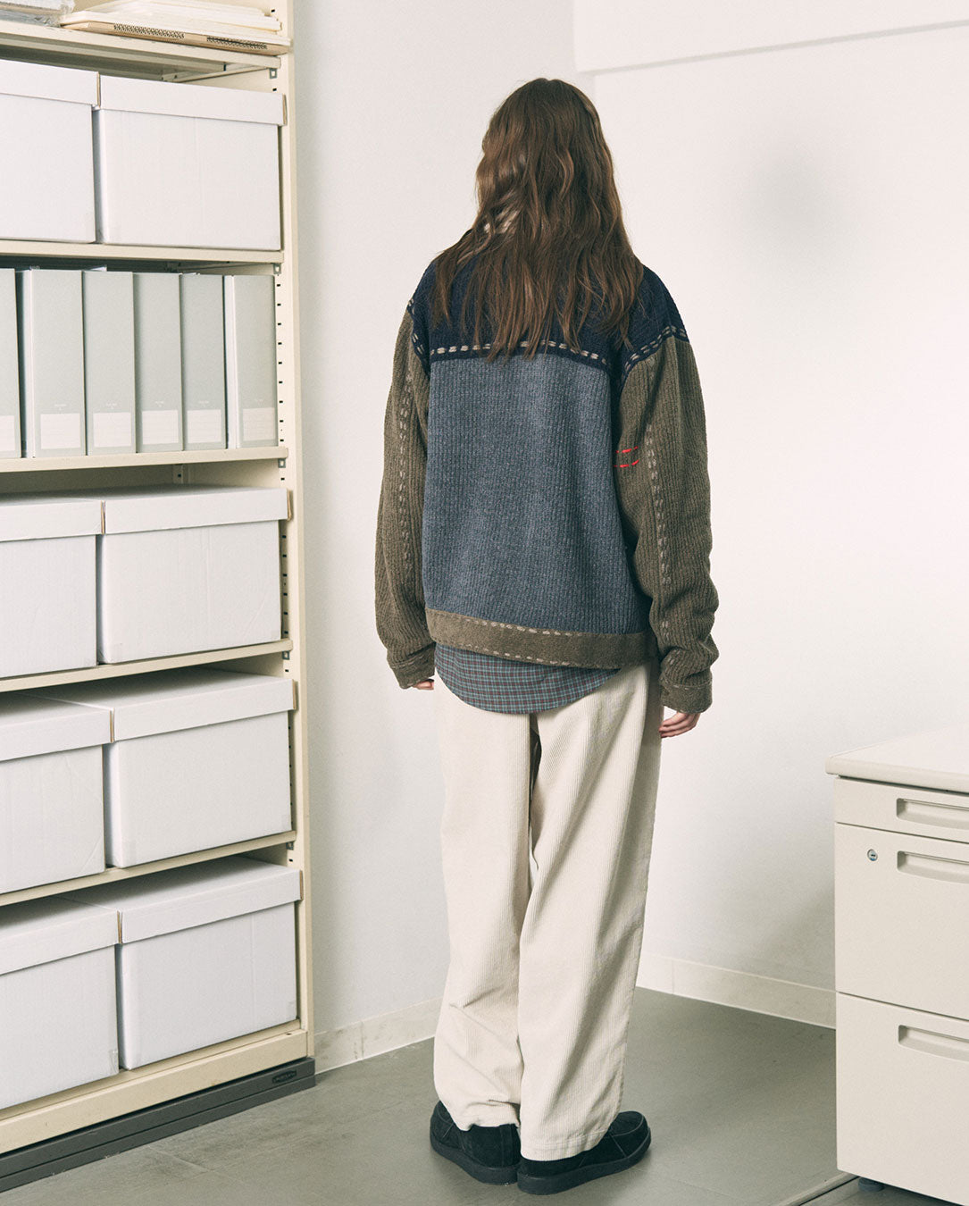 PG1 Knit multi khaki