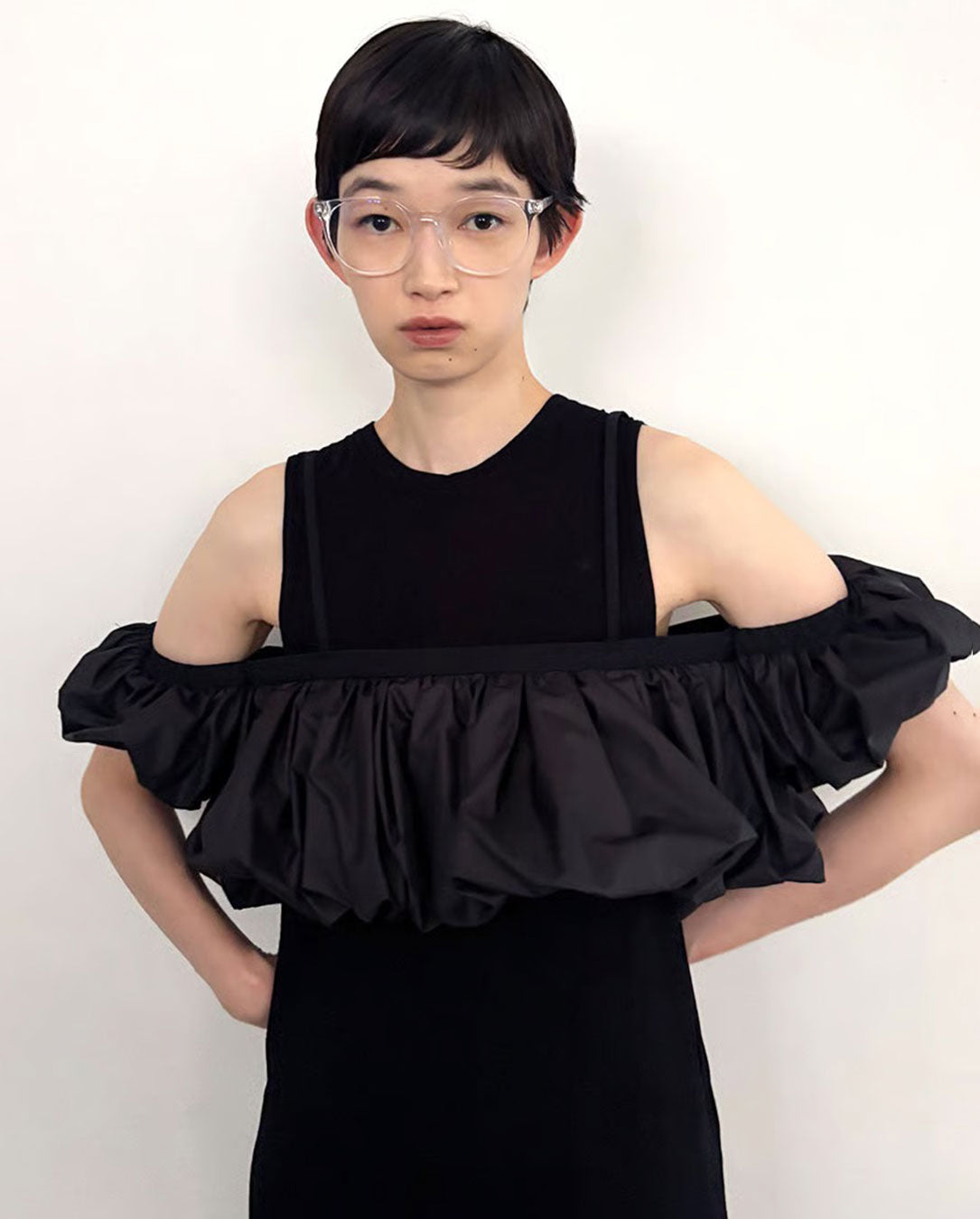 Frill Buster Skirt black