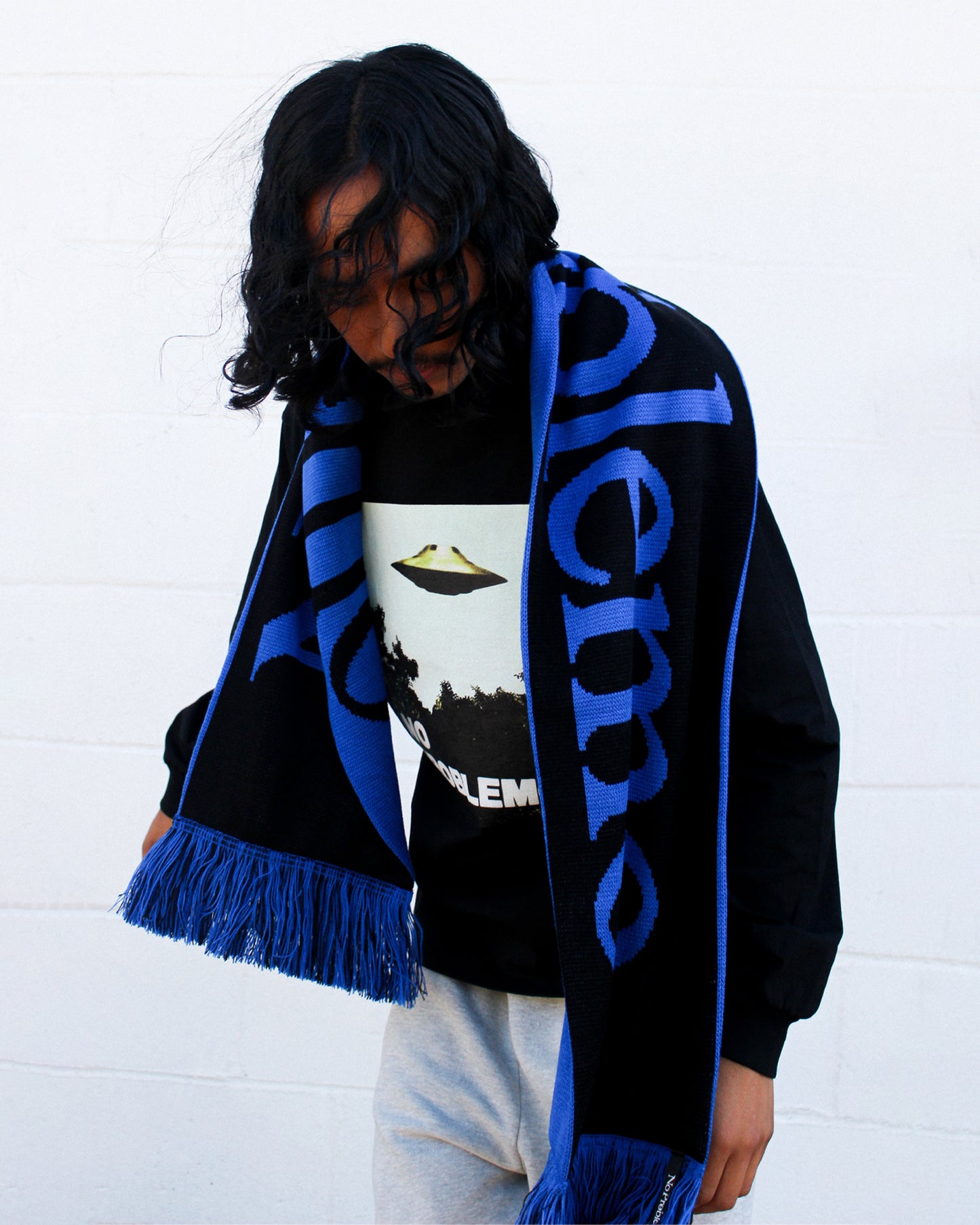 No Problemo Scarf blue