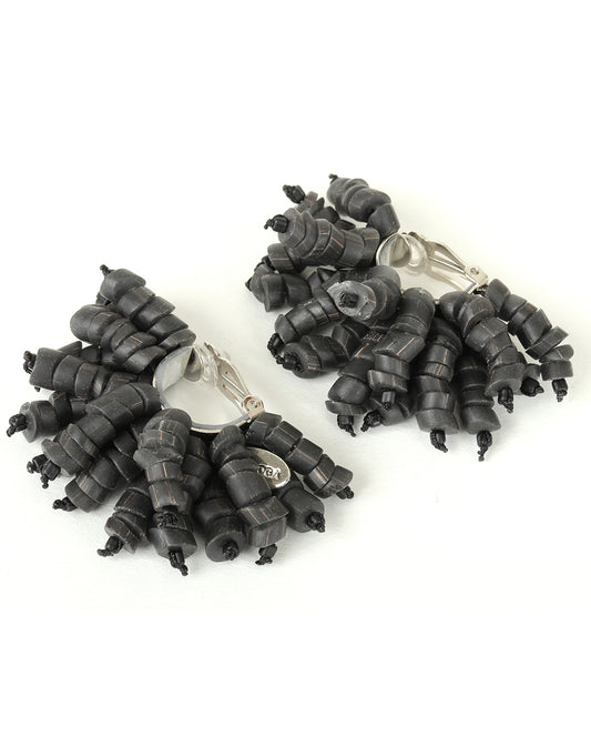 Beads Earrings black