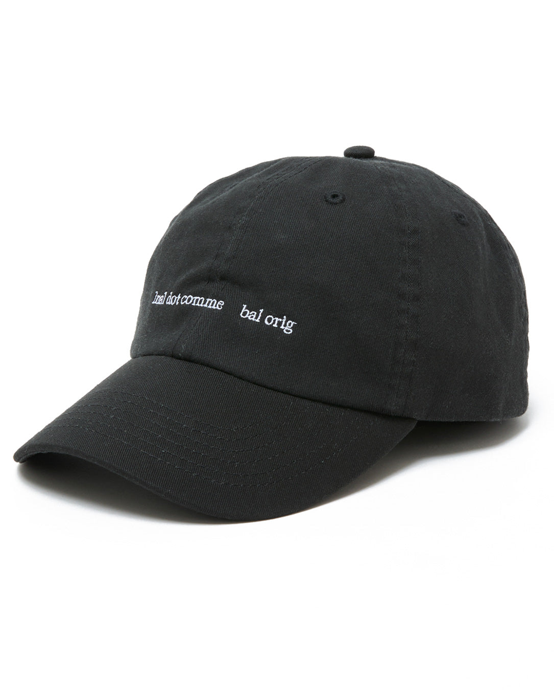 Cotton 6-Panel Hat black