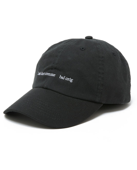 Cotton 6-Panel Hat black