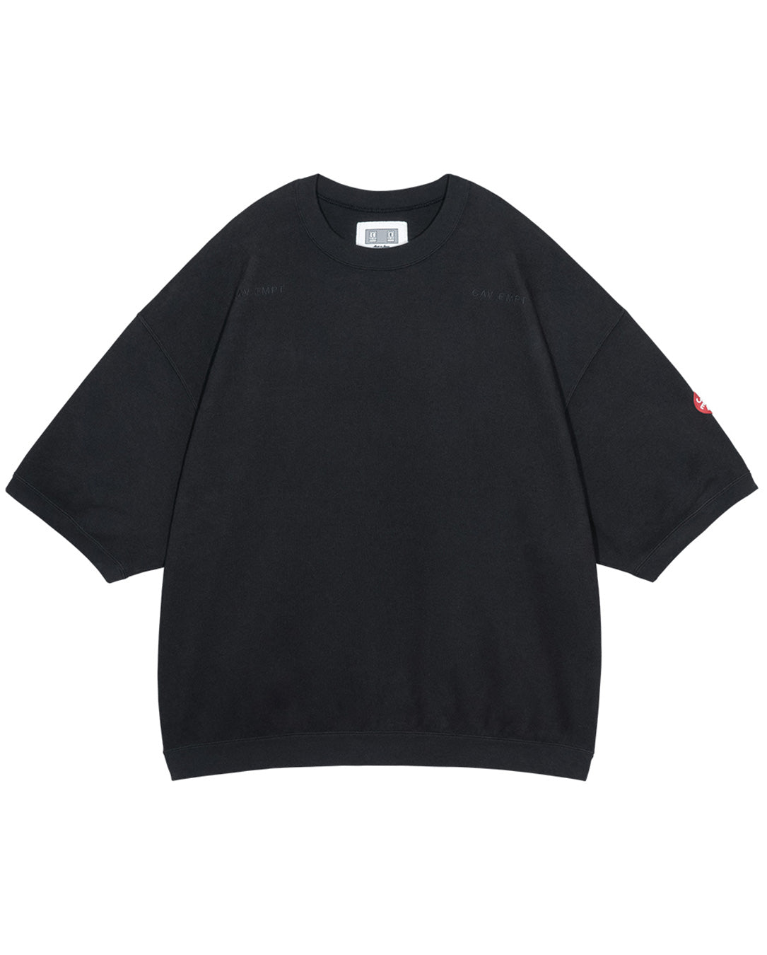 DBL Knit Short Sleeve Crew Neck black