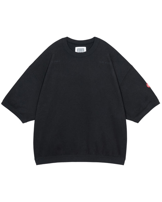 DBL Knit Short Sleeve Crew Neck black