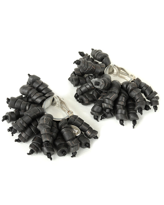 Beads Earrings black