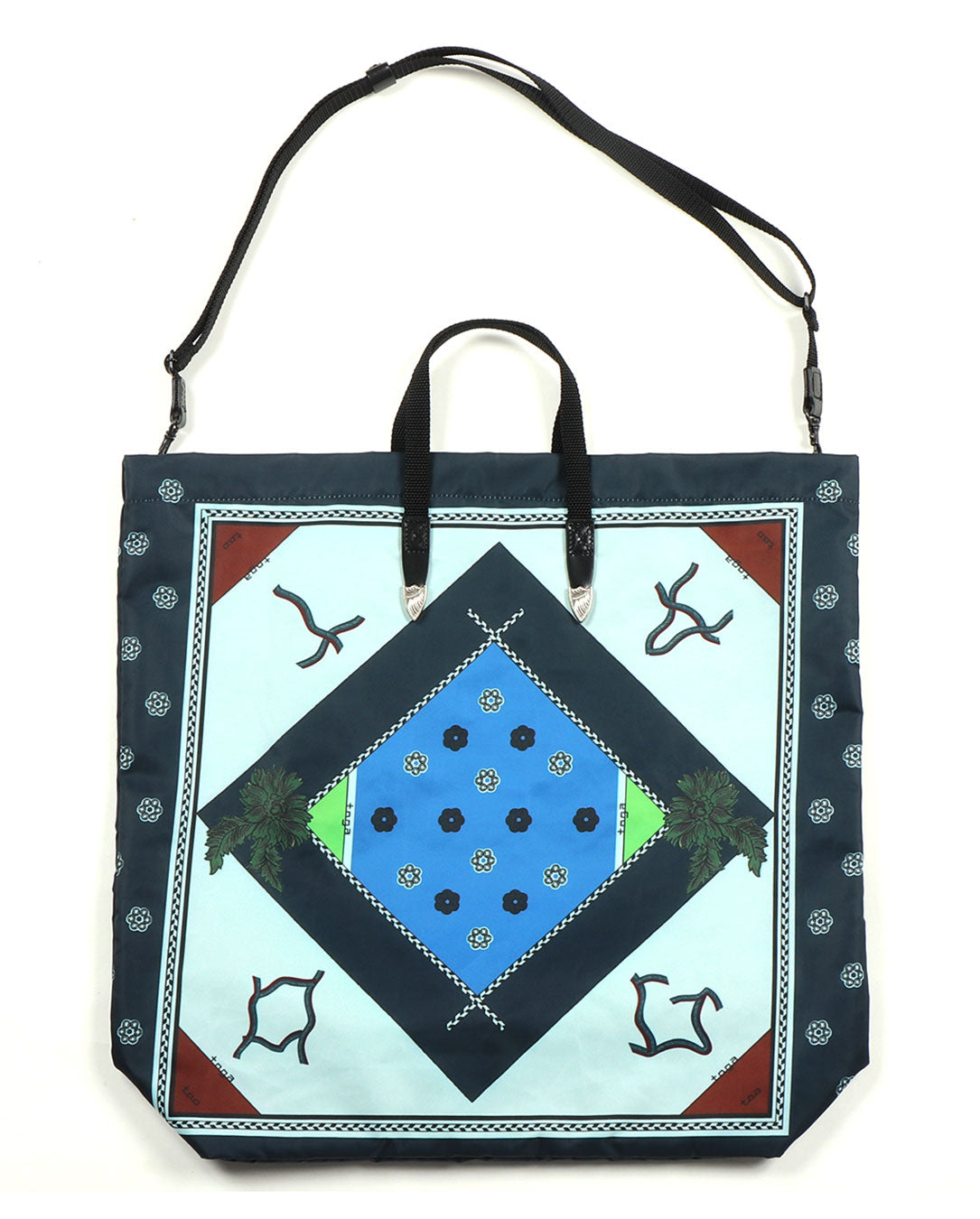 Print Tote Bag blue