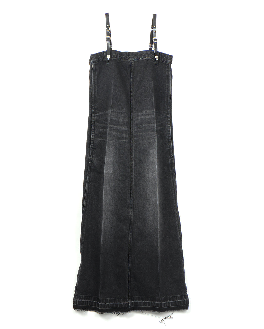 Suspender Denim Dress black