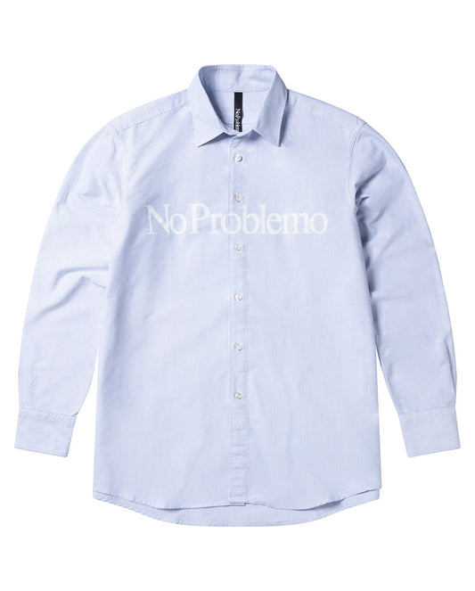 No Problemo LS Stripe Shirt blue