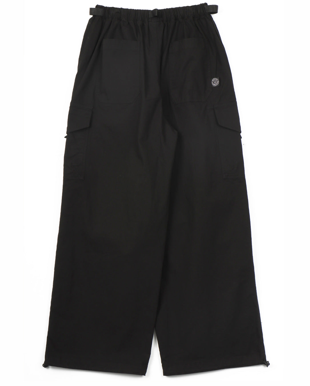 Cotton Ripstop Straight Leg Cargo Pant black