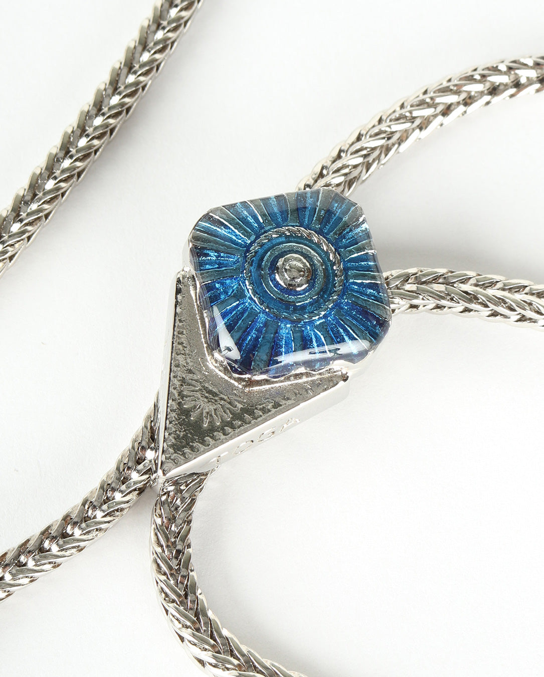 Concho Loop Tie blue
