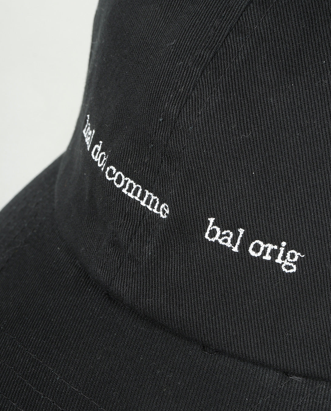 Cotton 6-Panel Hat black