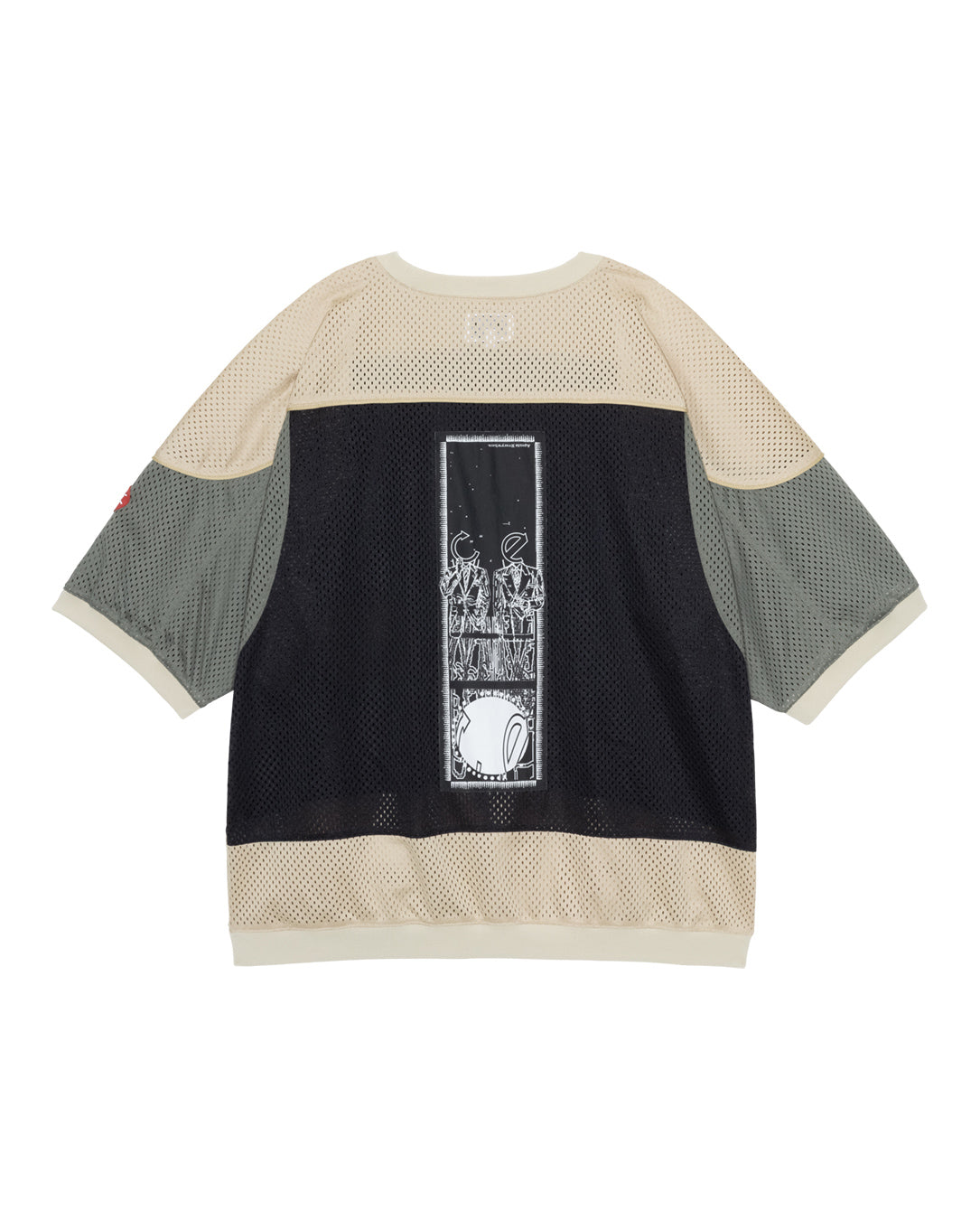 MD Temporal Distortion Mesh SS Top beige