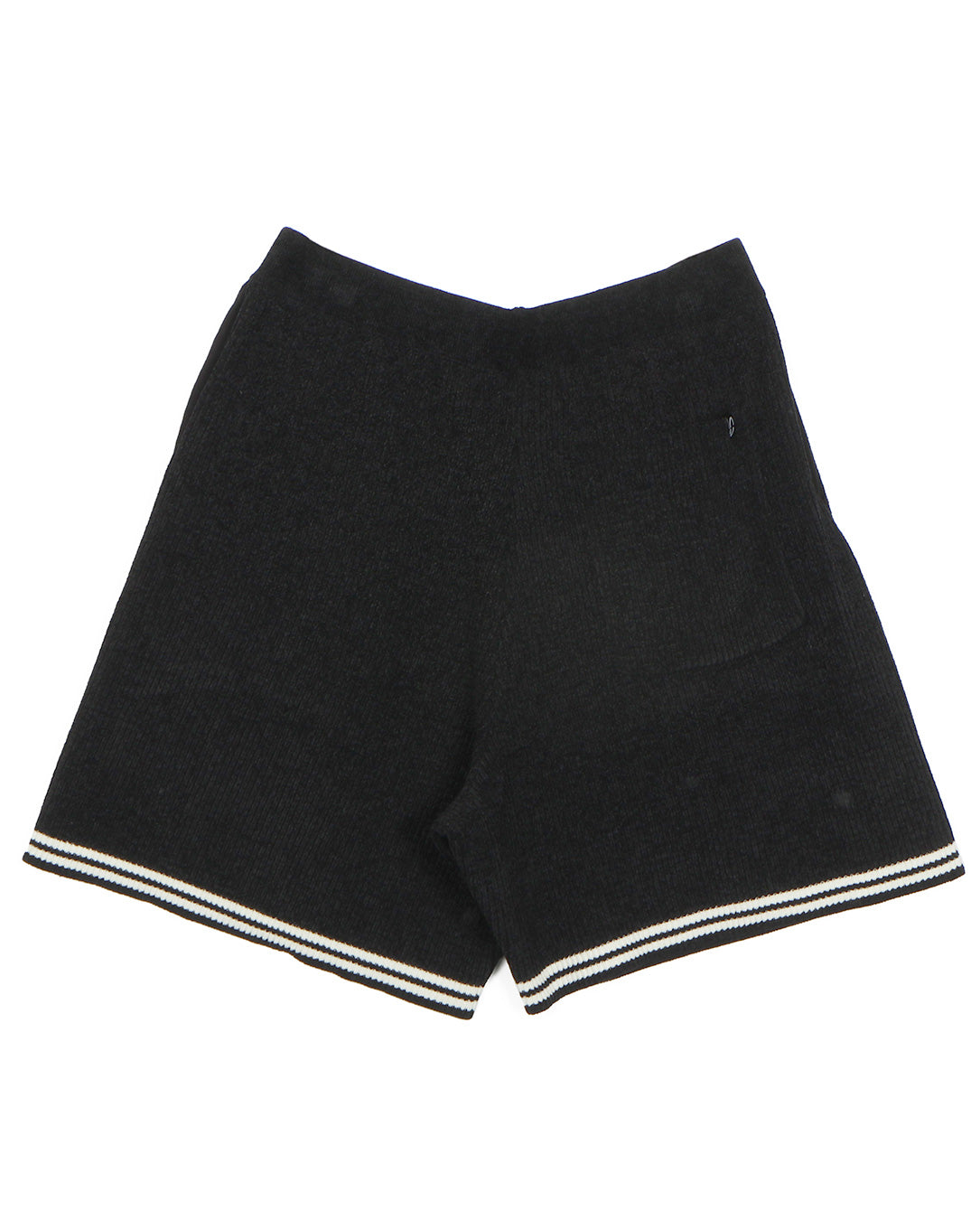 Cordy Knit Shorts black