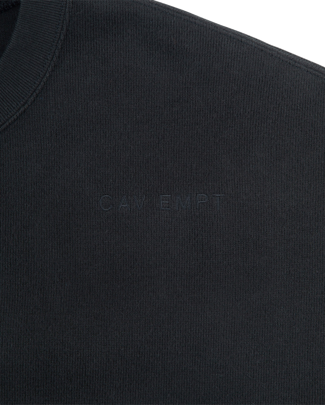 DBL Knit Short Sleeve Crew Neck black