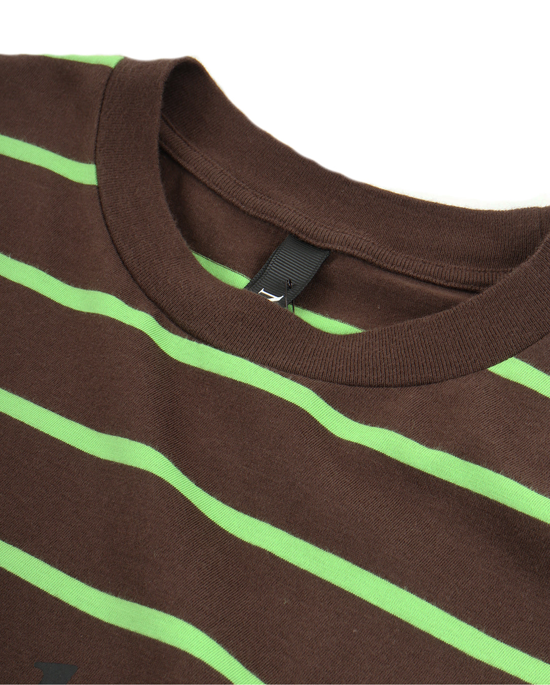 No Problemo Striped LS Tee olive multi