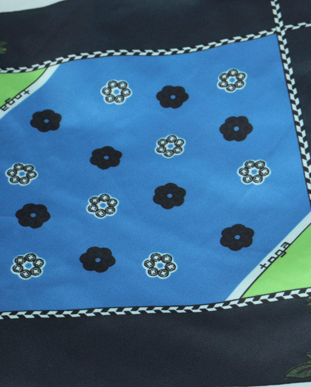 Print Tote Bag blue