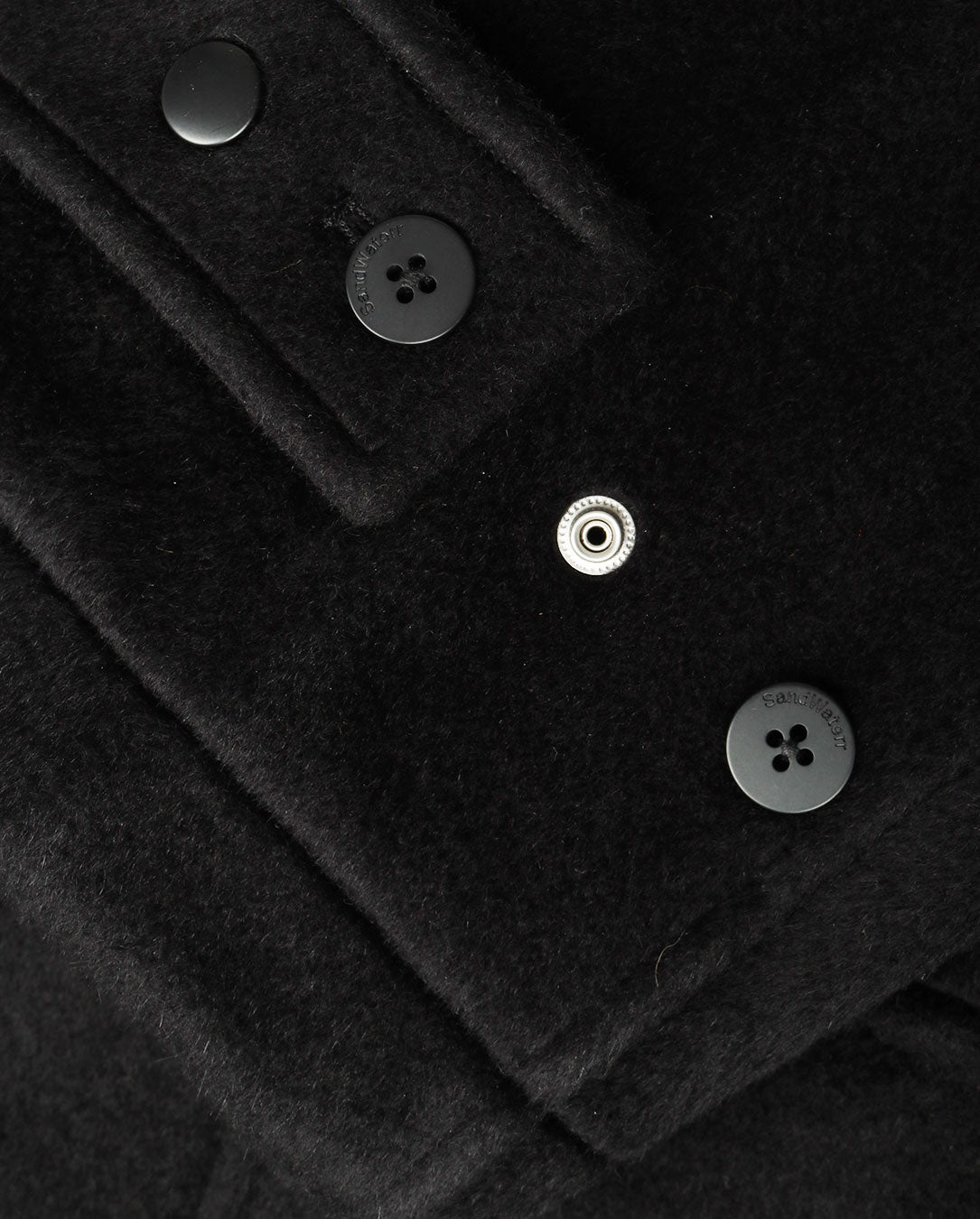 Researched City Coat black