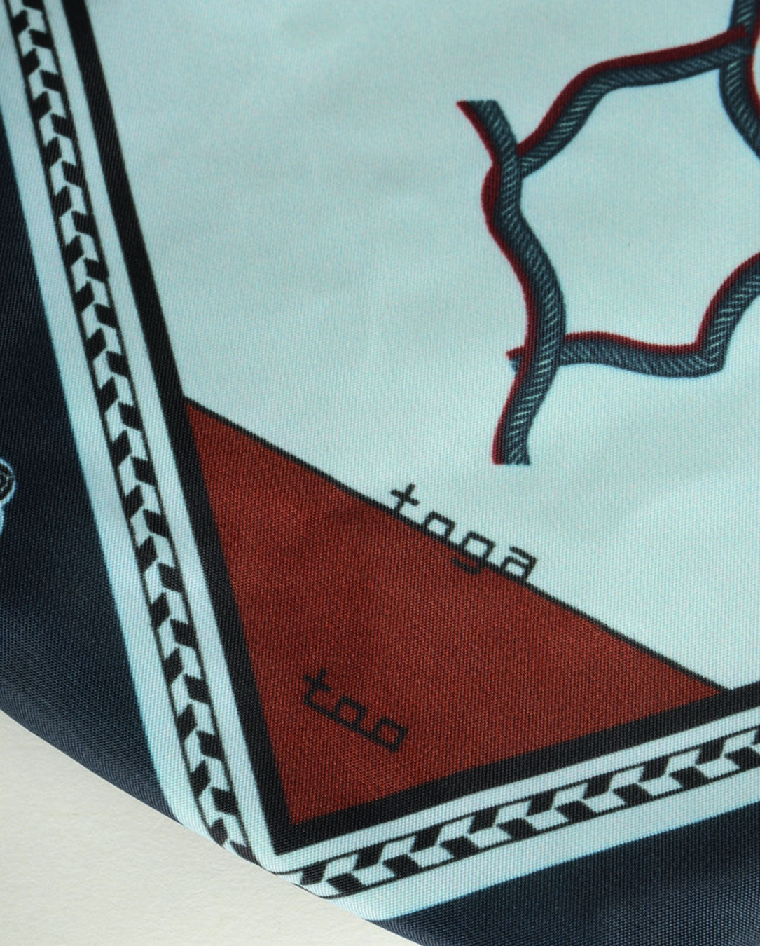 Print Tote Bag blue