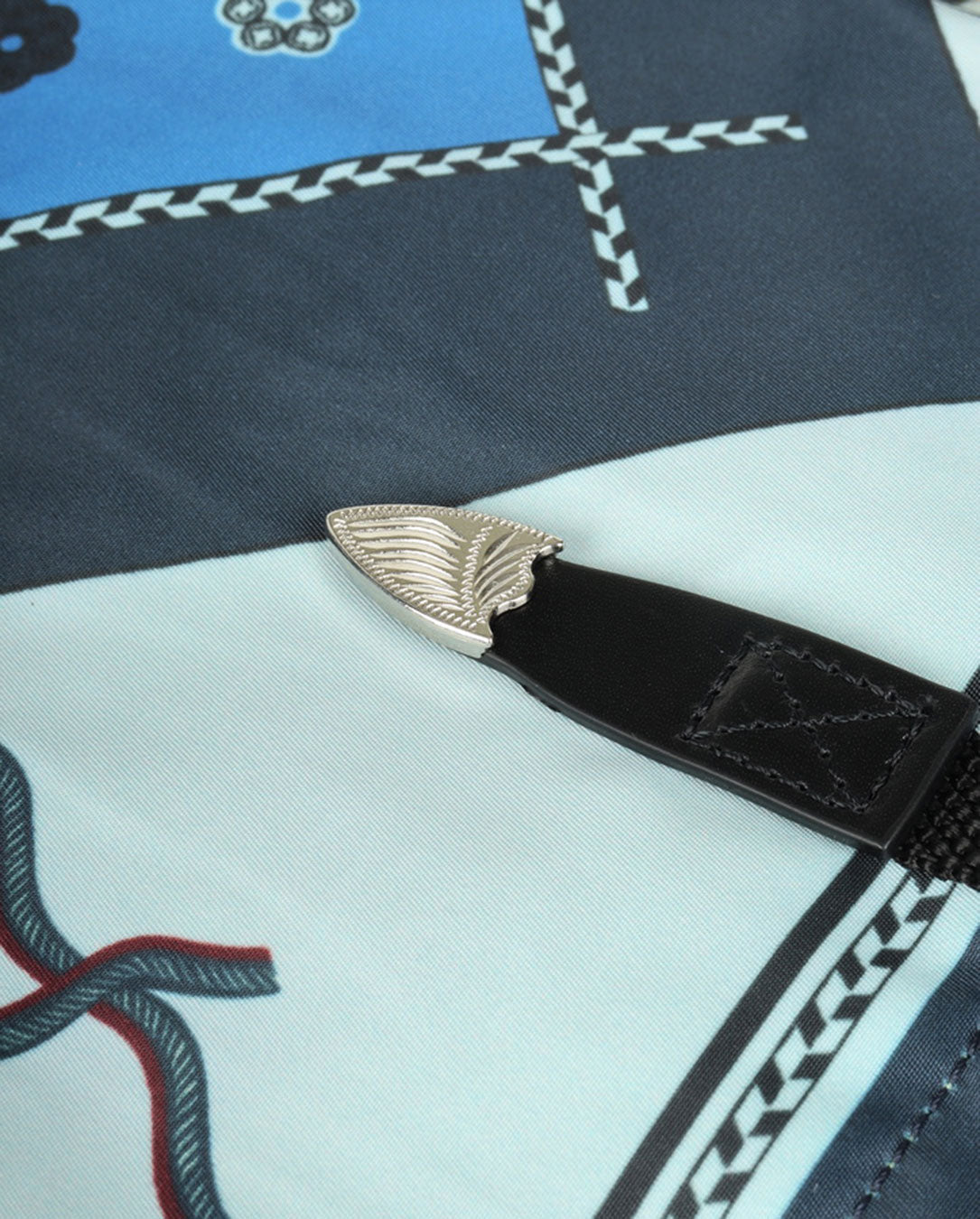 Print Tote Bag blue