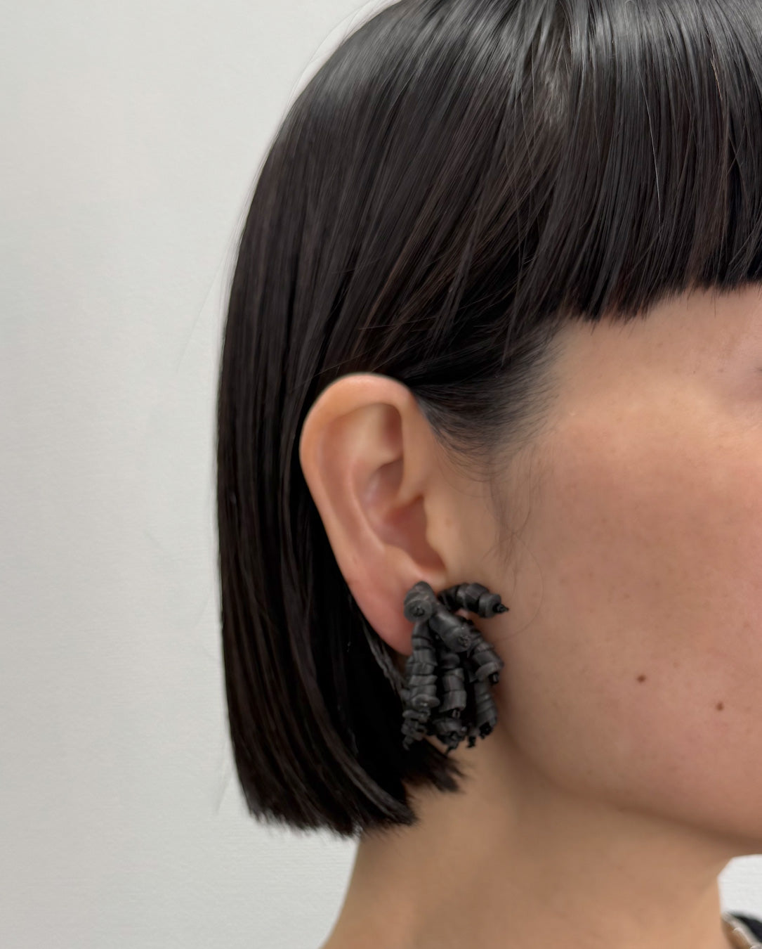 Beads Earrings black